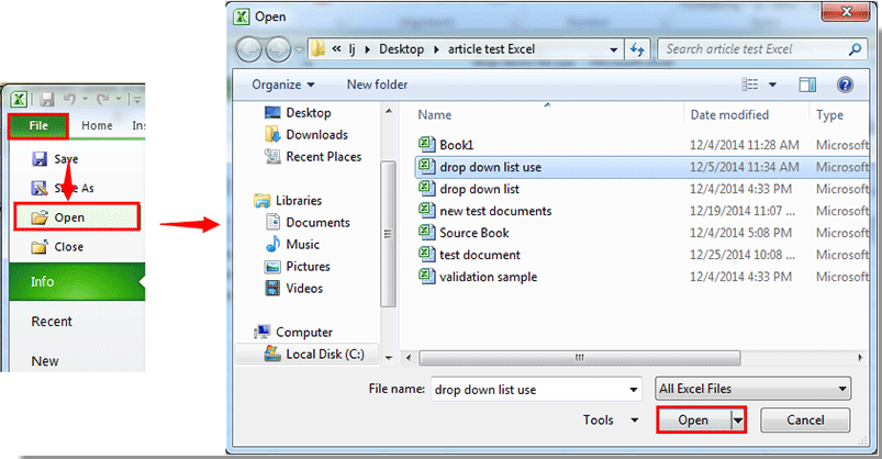 Excel 2010 open two files in two windows